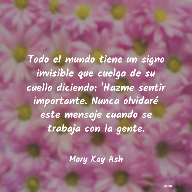 frases de Mary Kay Ash