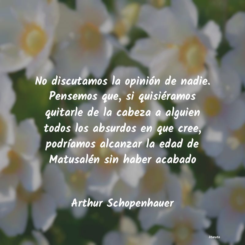 Frases de Arthur Schopenhauer