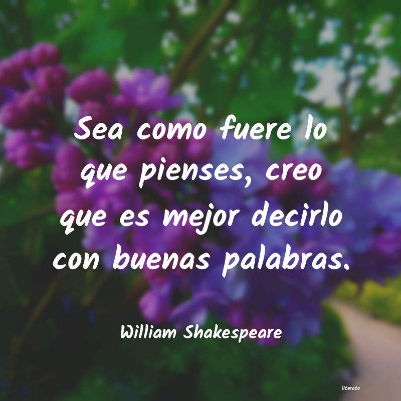 frases de William Shakespeare