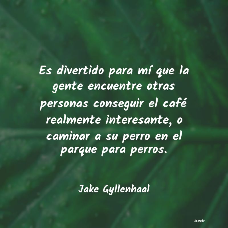 Frases de Jake Gyllenhaal