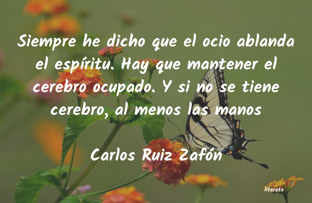 Frases de Carlos Ruiz Zafón