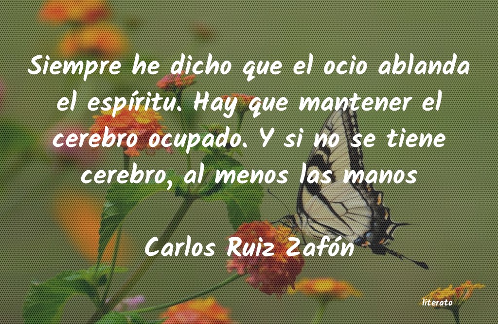 frases de Carlos Ruiz Zafón