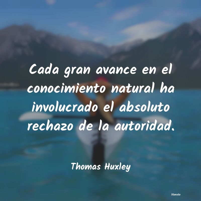 frases de Thomas Huxley
