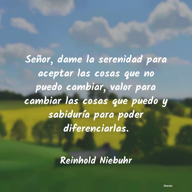 Frases de Reinhold Niebuhr