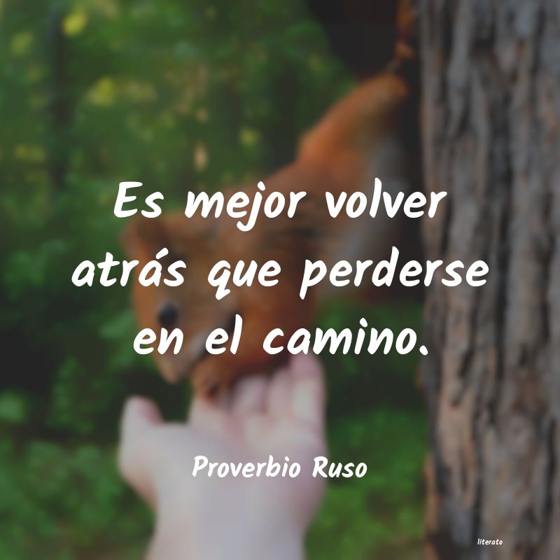 Frases de Proverbio Ruso