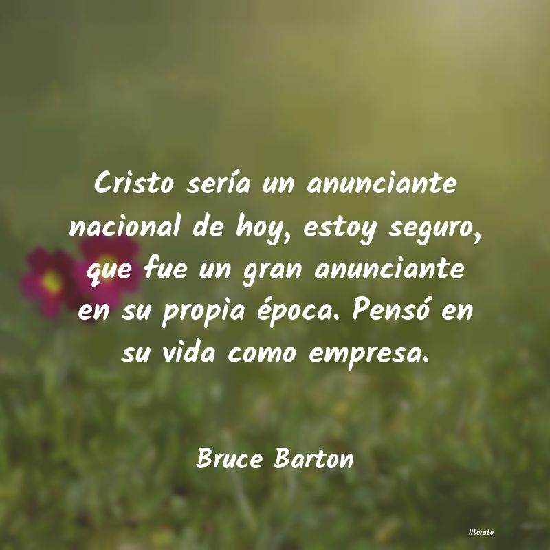 frases de Bruce Barton