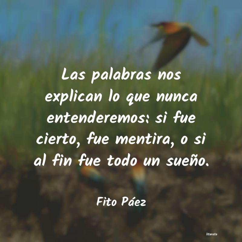 Frases de Fito Páez