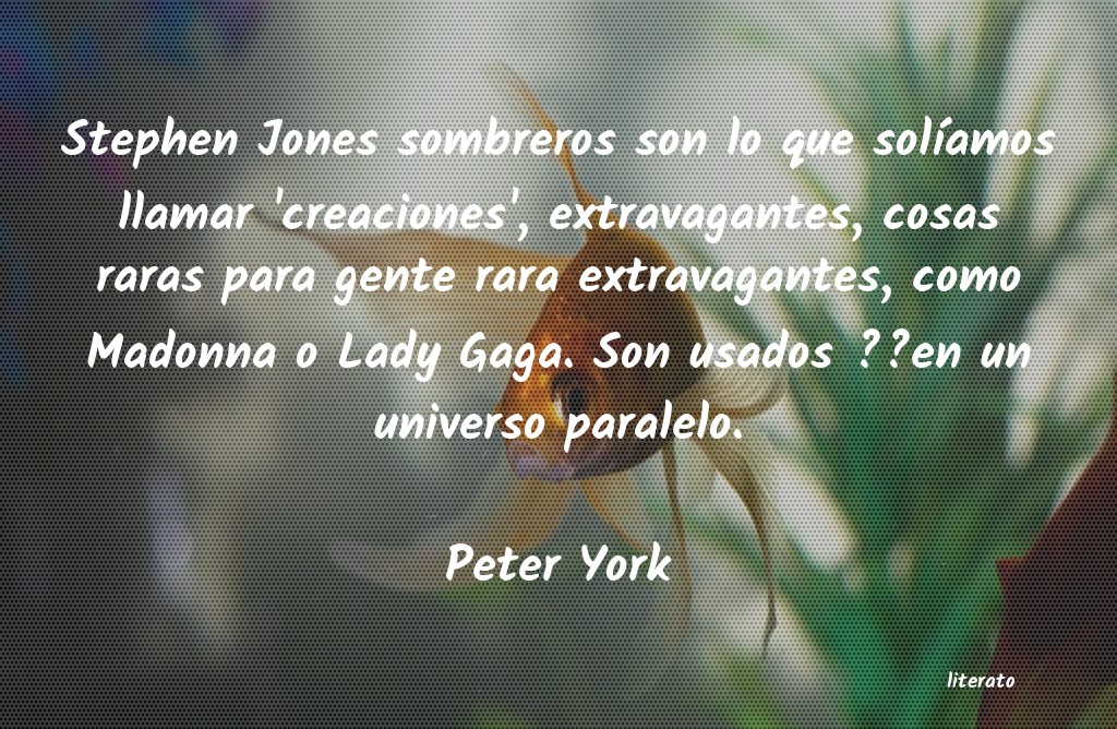 Frases de Peter York