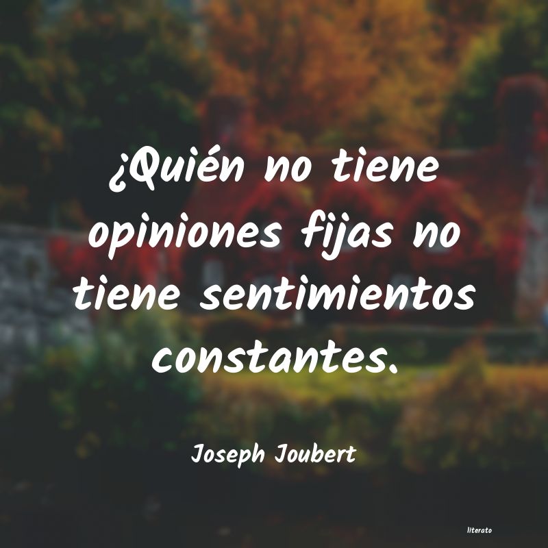 Frases de Joseph Joubert