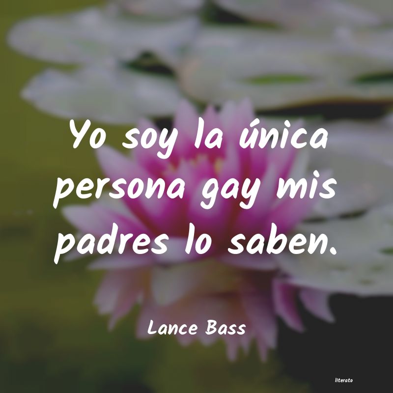 frases de Lance Bass