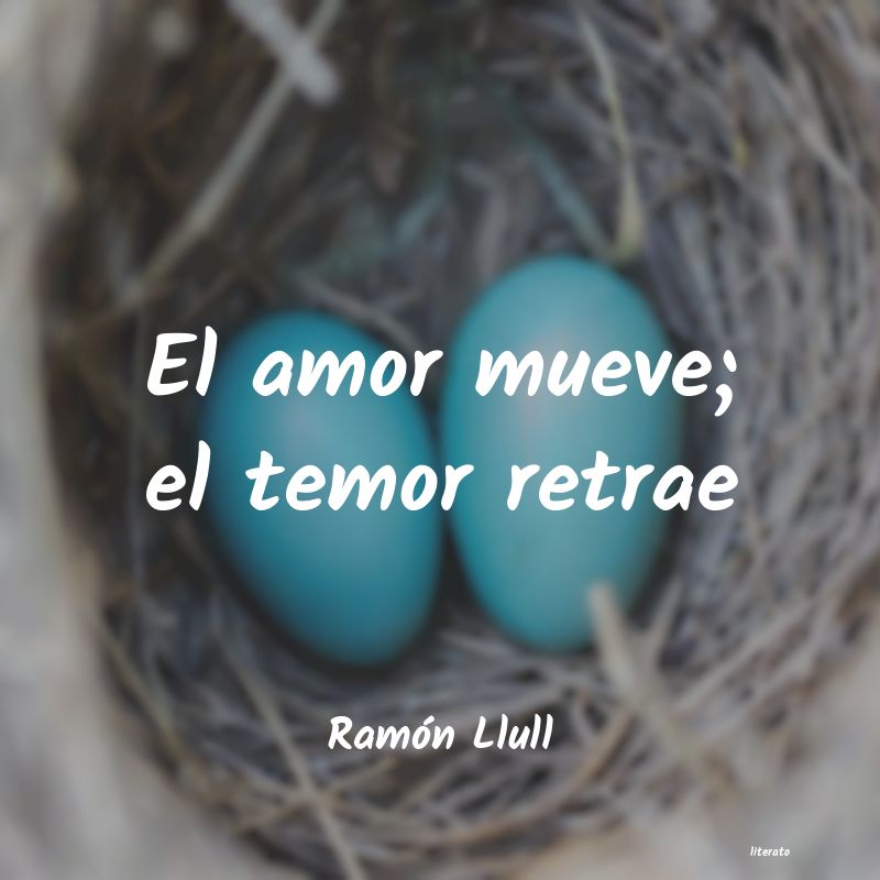 frases de RamÃ³n Llull
