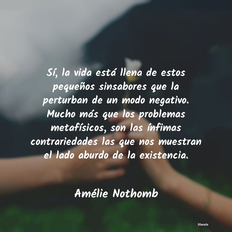 frases de Amélie Nothomb