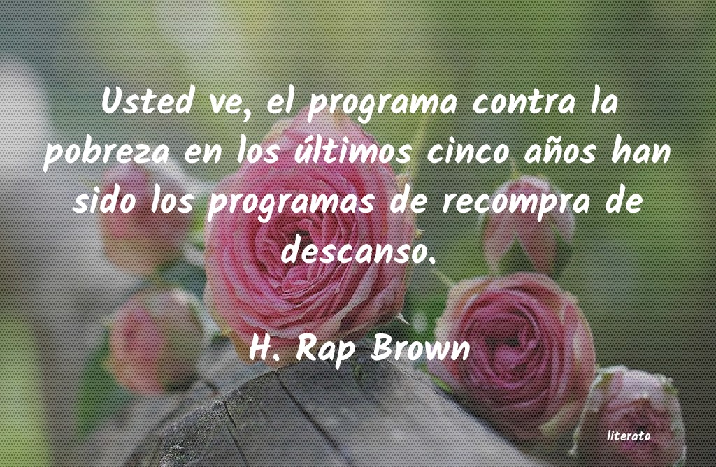 frases de H. Rap Brown