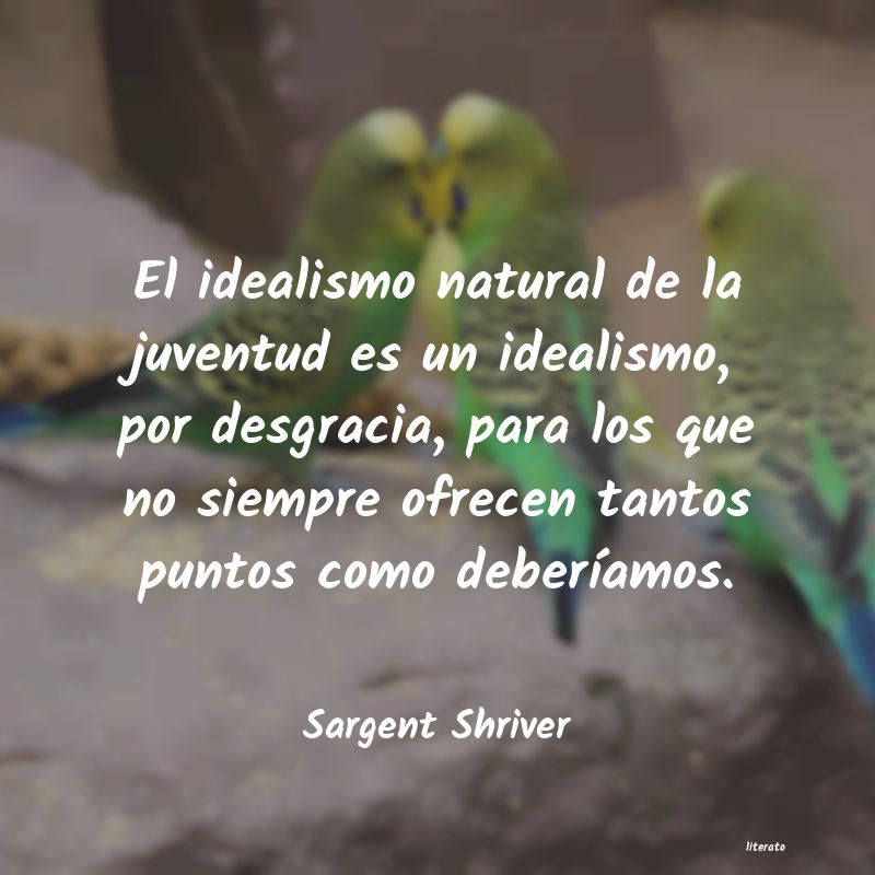 Frases de Sargent Shriver