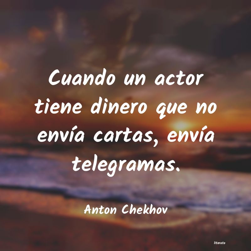 frases de Anton Chekhov