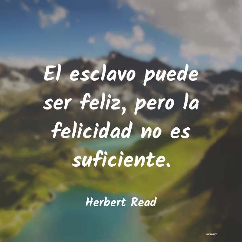 Frases de Herbert Read