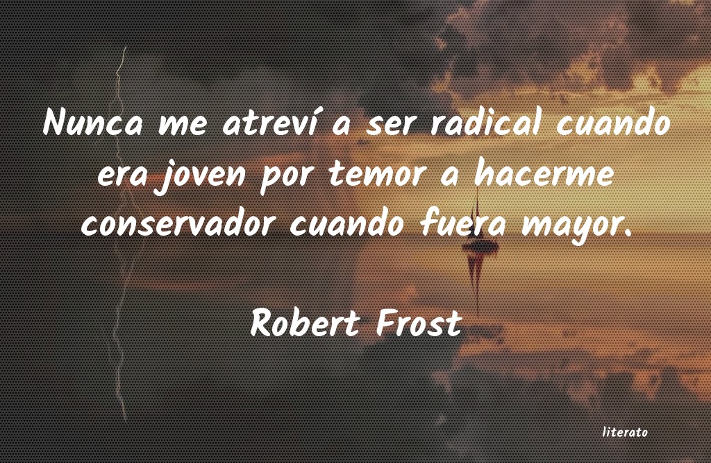 frases de Robert Frost