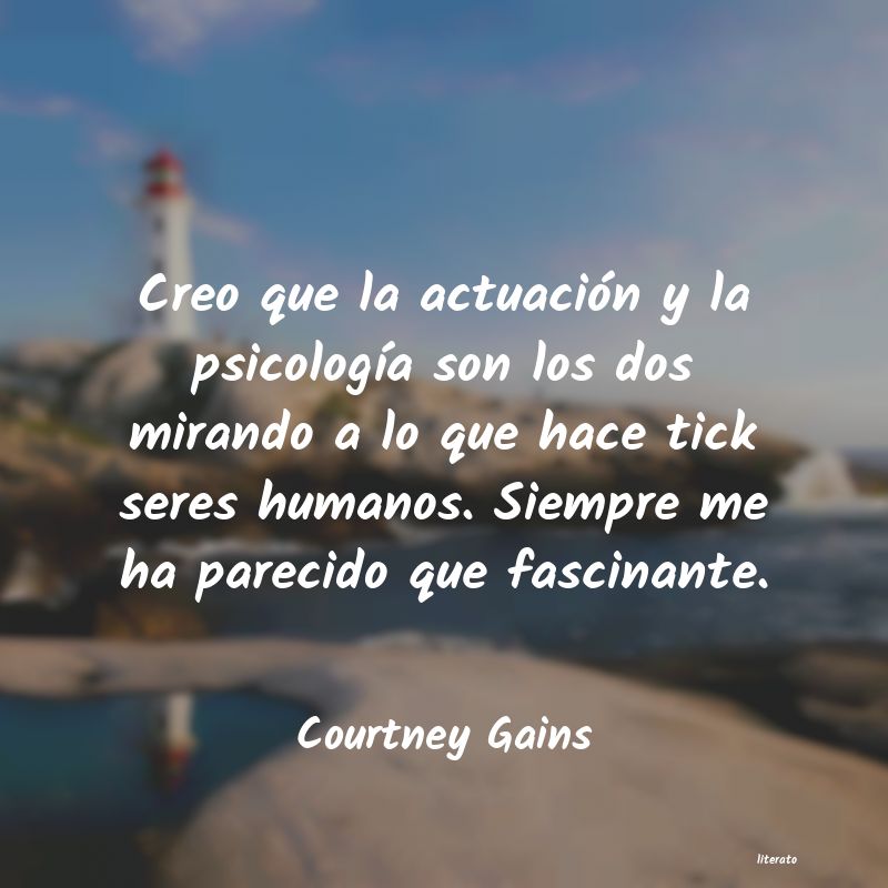 Frases de Courtney Gains