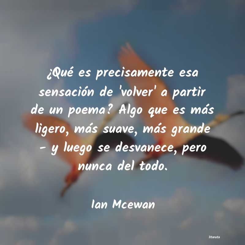 frases de Ian Mcewan