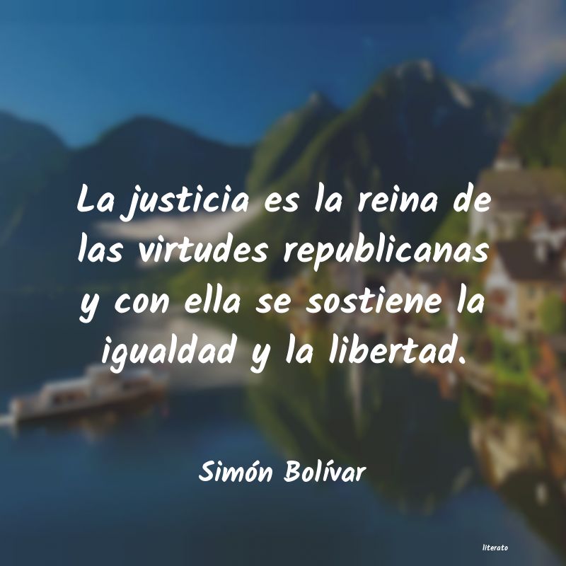 pensamientos de simon bolivar cortos