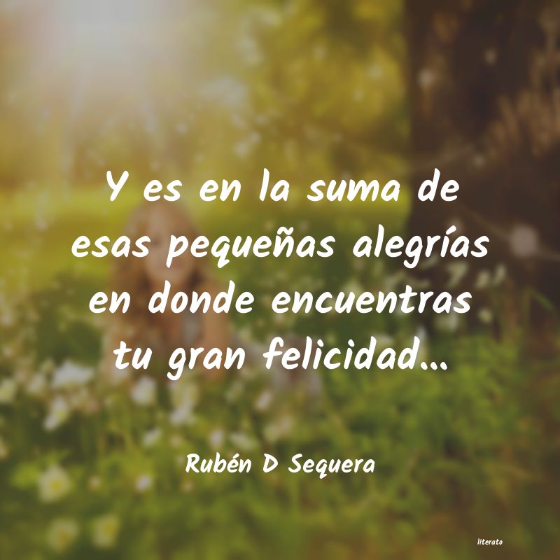 frases de Rubén D Sequera