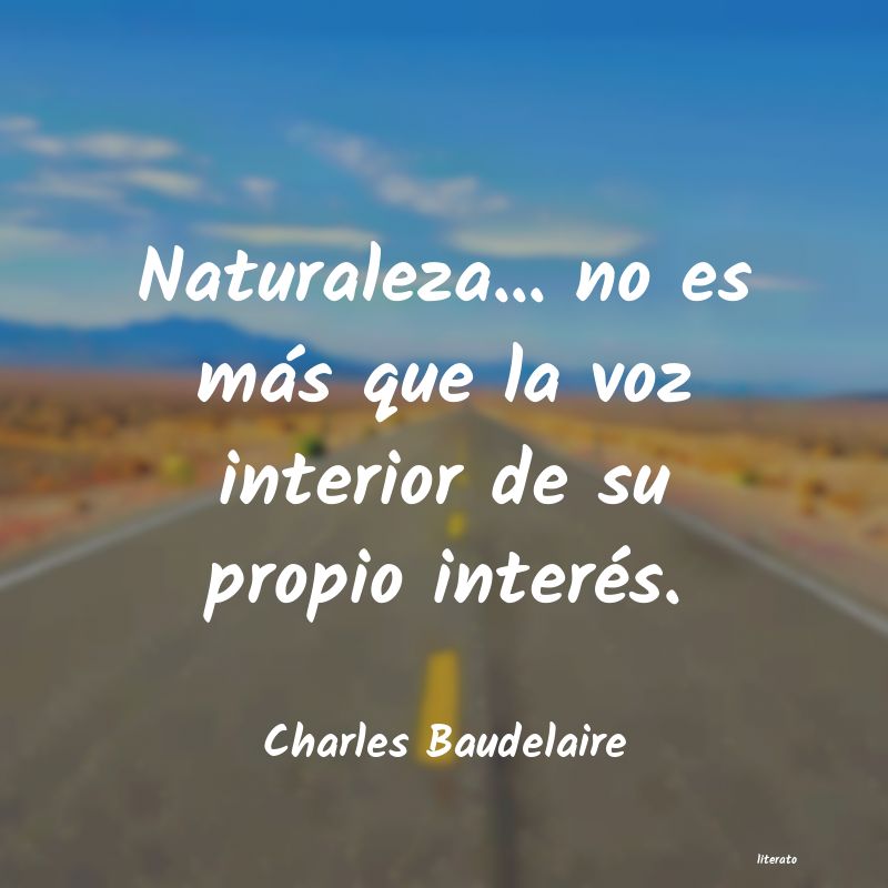 frases de Charles Baudelaire