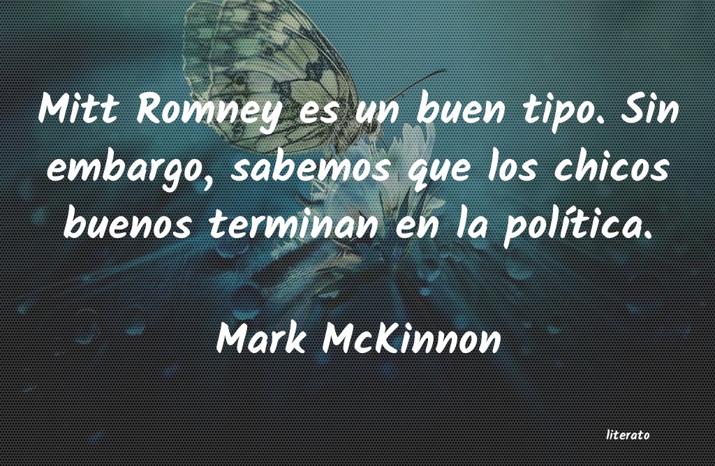 Frases de Mark McKinnon