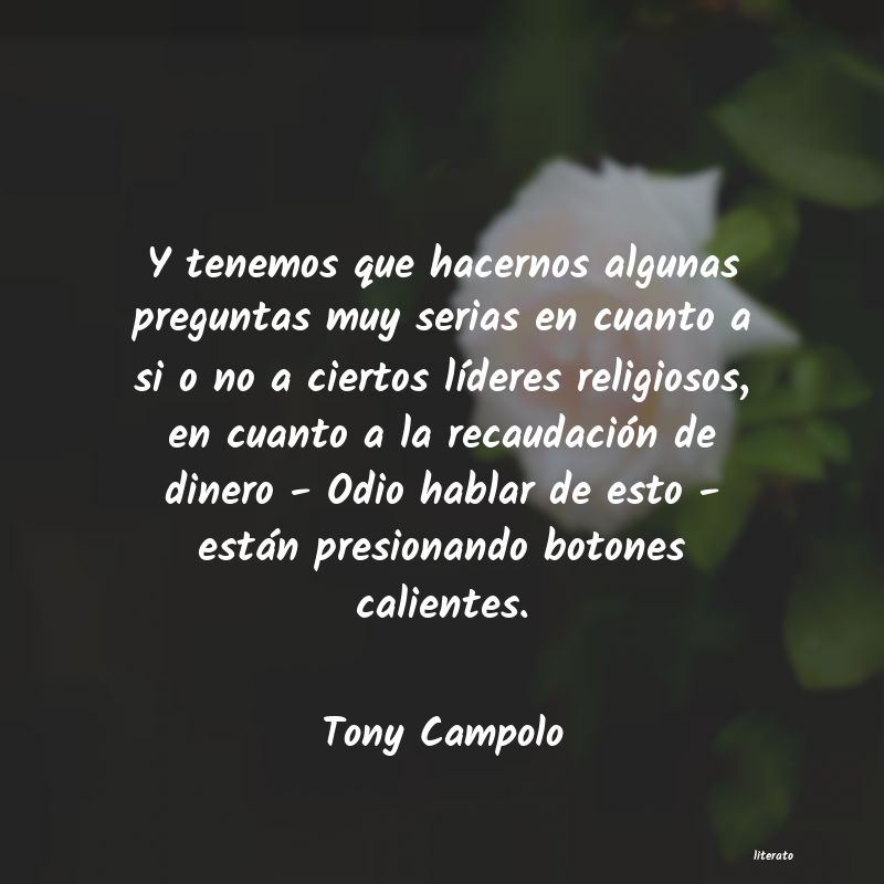 Frases de Tony Campolo