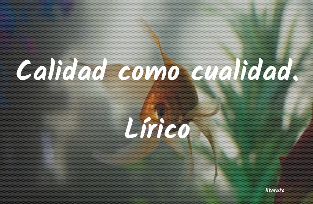 Frases de Lírico