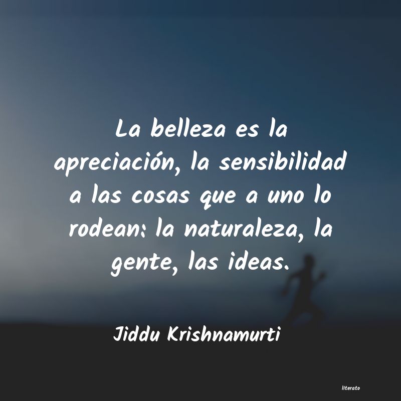 frases de Jiddu Krishnamurti