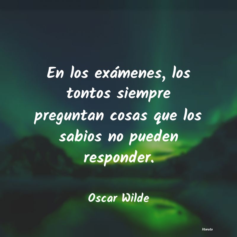 Frases de Oscar Wilde