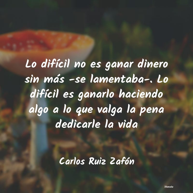 frases de Carlos Ruiz Zafón