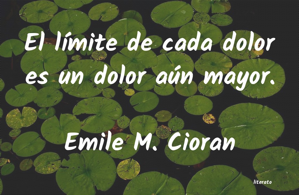 frases de Emile M. Cioran