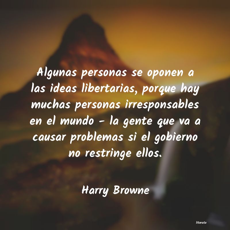 Frases de Harry Browne