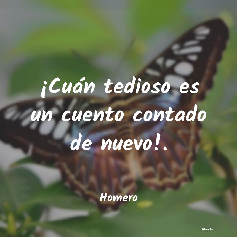 frases de Homero