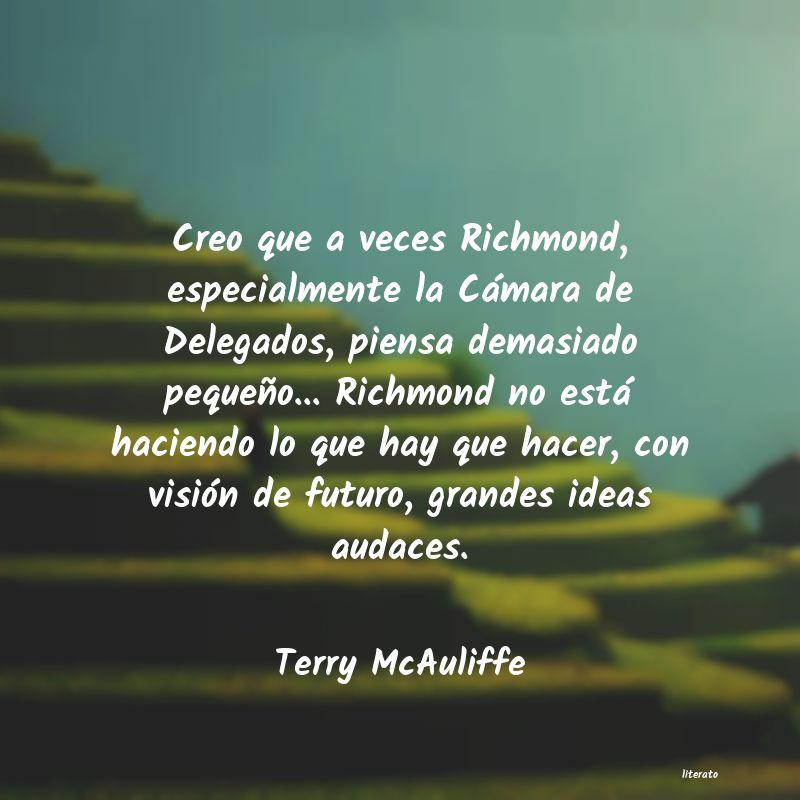 frases de Terry McAuliffe