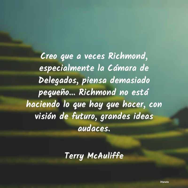 Frases de Terry McAuliffe