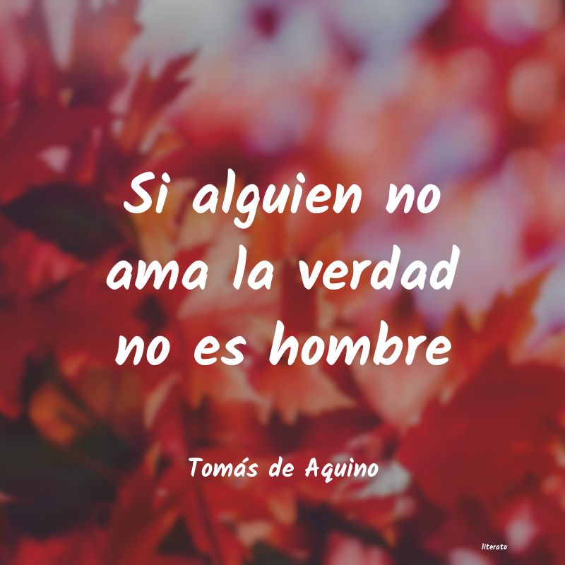 frases de Tomás de Aquino