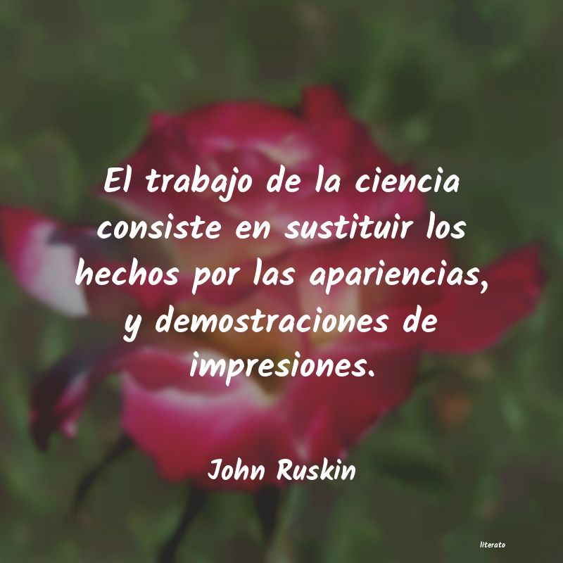 frases de John Ruskin