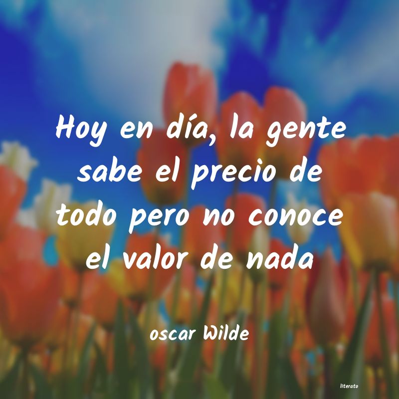 Frases de oscar Wilde