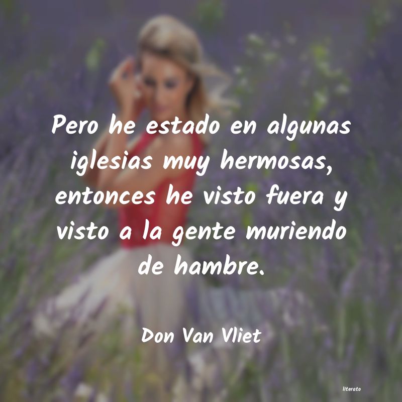 Frases de Don Van Vliet