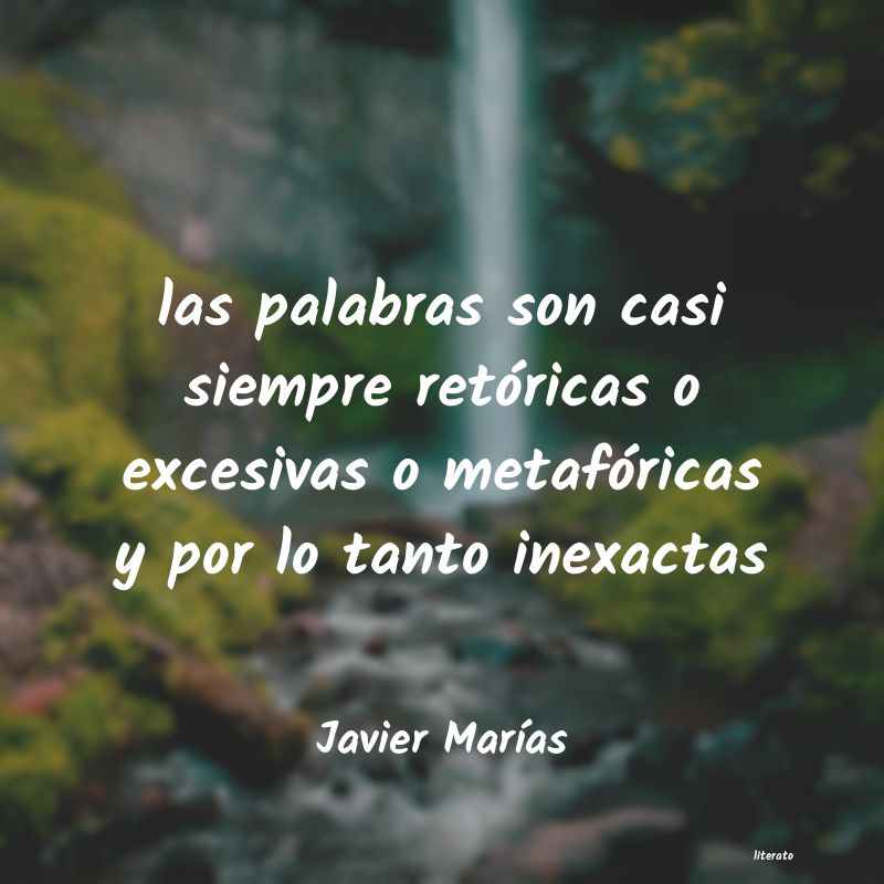 Frases de Javier Marías