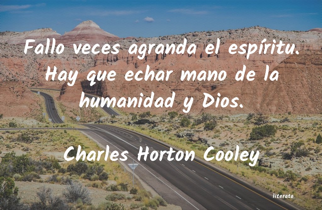 Frases de Charles Horton Cooley