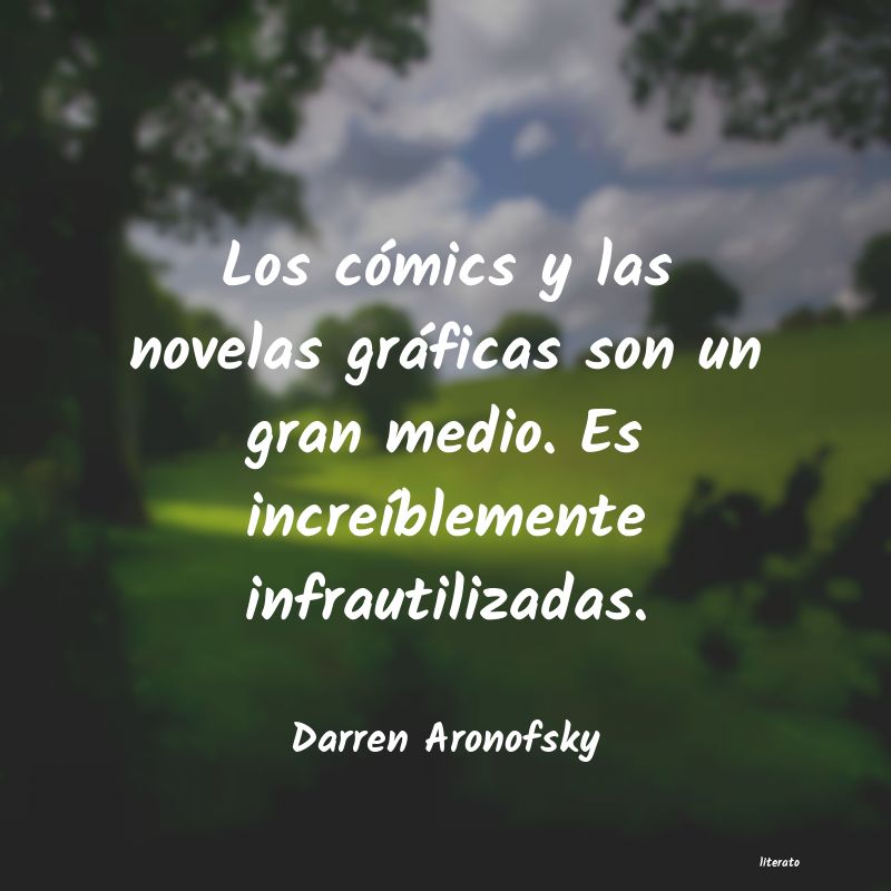 frases de Darren Aronofsky
