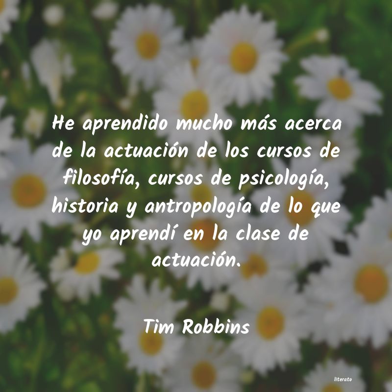 Frases de Tim Robbins