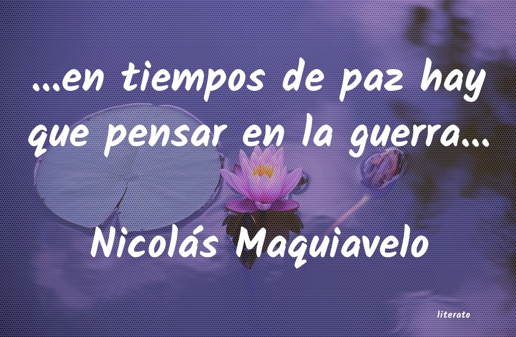 frases de Nicolás Maquiavelo
