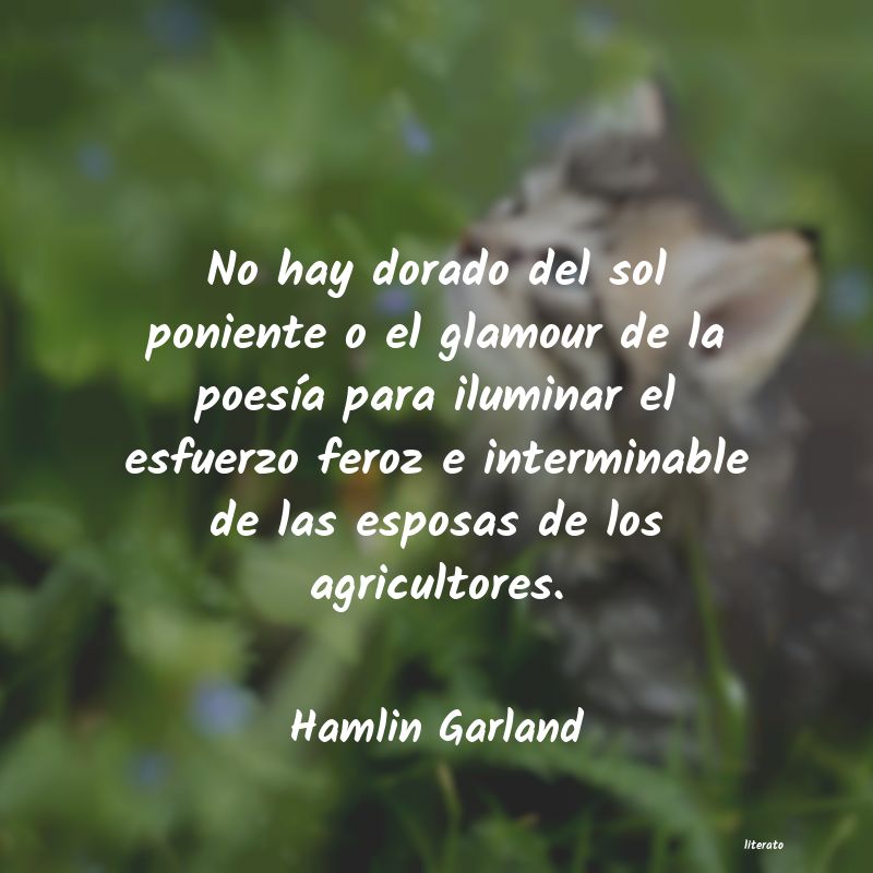 frases de Hamlin Garland