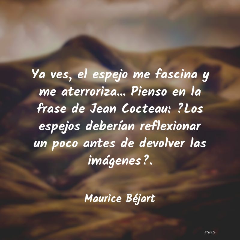 Frases de Maurice Béjart