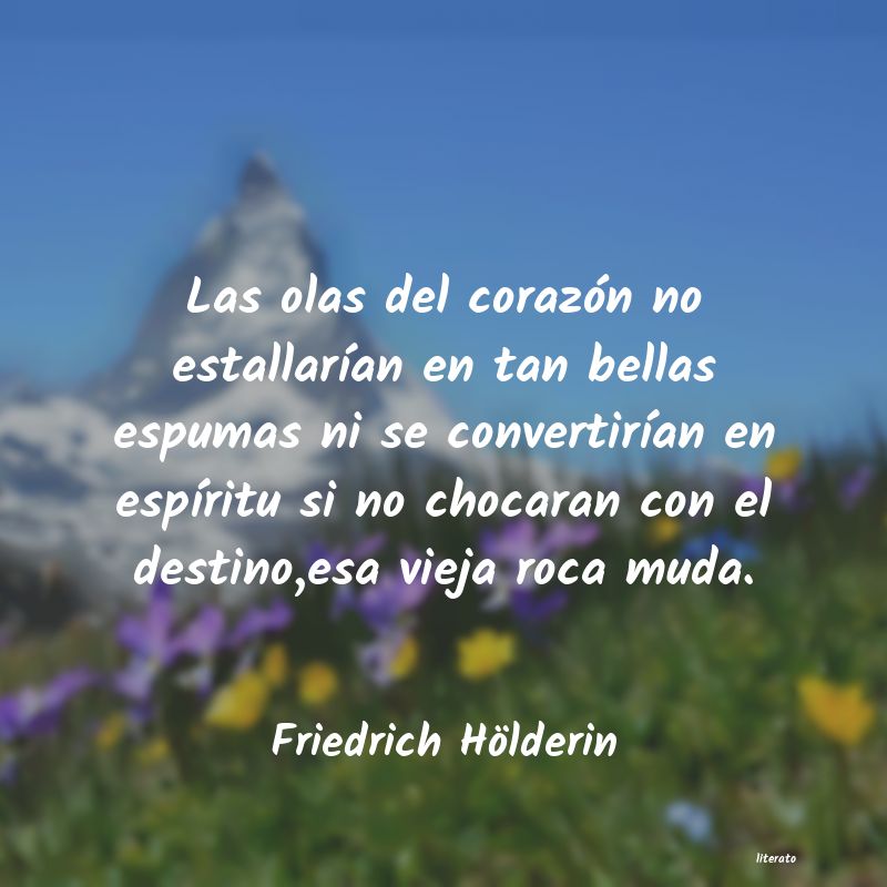 Frases de Friedrich Hölderin