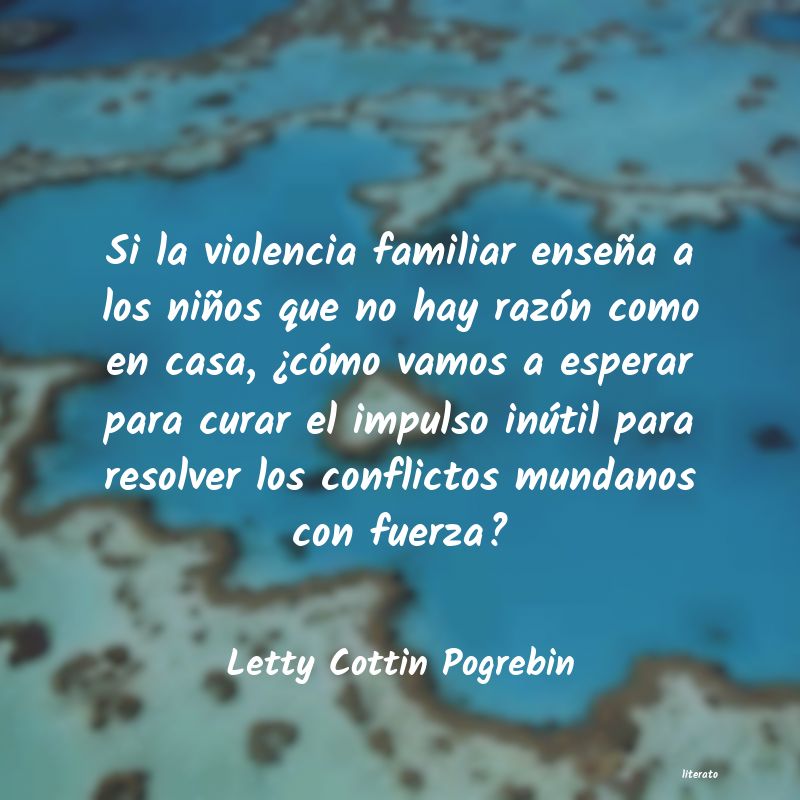 frases de Letty Cottin Pogrebin